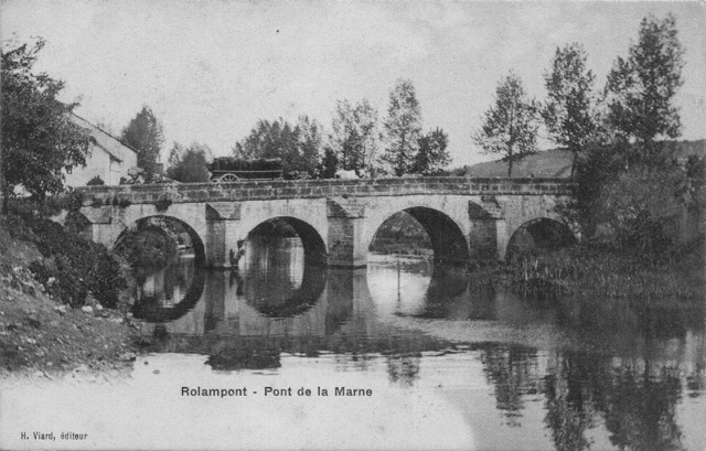 Le  pont sur la Marne