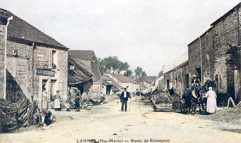 La route de Rolampont  Rolampont-commune-associe-de-Lannes