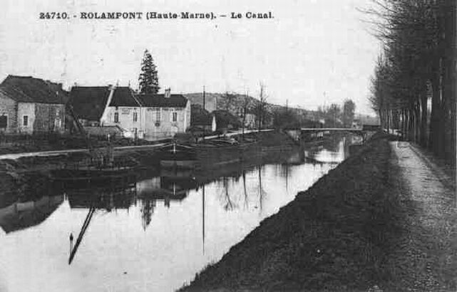 Le canal  Rolampont
