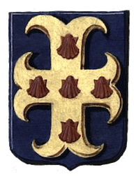Les armoiries de Mgr de La Luzerne duc et Pair de France, figurant aux Lettres patentes du 8 janvier 1818