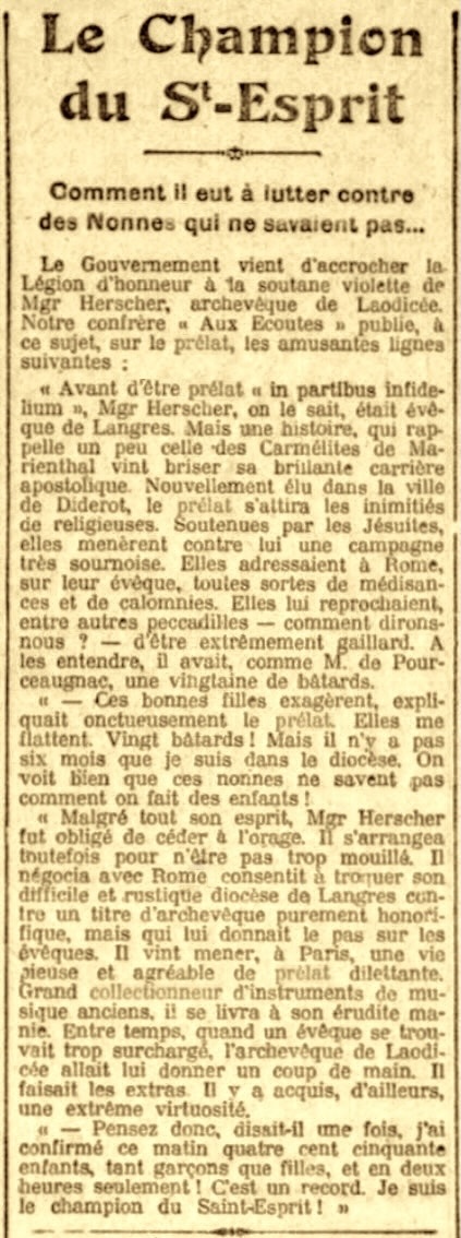 Le Rveil du Nord, 22 fvrier 1921